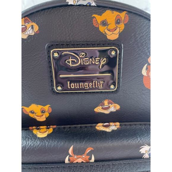 Loungefly Disney NWT The Lion King Black Mini Backpack RARE - Picture 2 of 12
